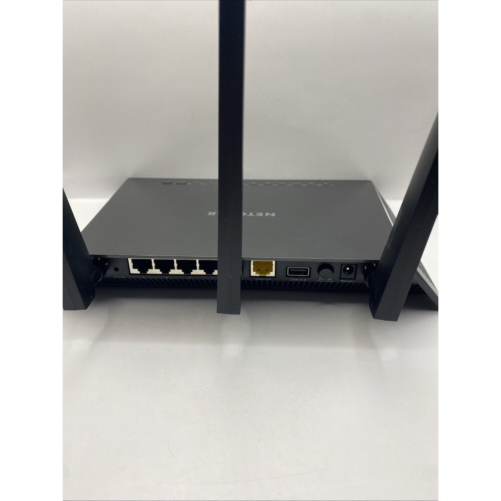 NETGEAR NIGHTHAWK AC1900 SMART WIFI ROUTER R7000 - NO POWER CORD Tested - Picture 2 of 9